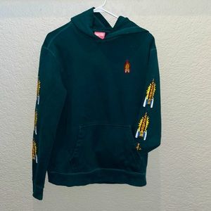 RARE Men’s Billionaire Boys Club (Ice Cream) Hoodie - dark green - size large